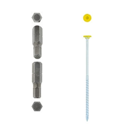 Purlin Screw Yellow Hex Head
